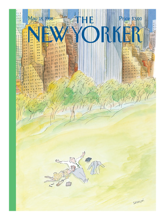 The New Yorker Cover - May 18, 1998 by Jean-Jacques Sempé Pricing Limited Edition Print image