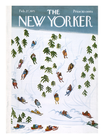 The New Yorker Cover - February 27, 1971 by Donald Reilly Pricing Limited Edition Print image
