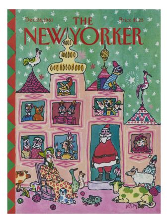 The New Yorker Cover - December 28, 1981 by William Steig Pricing Limited Edition Print image