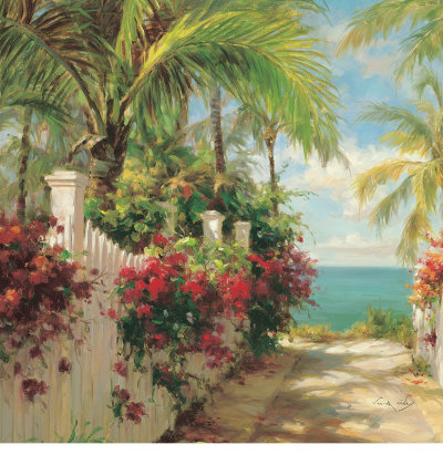 Seaside Walk by Vail Oxley Pricing Limited Edition Print image