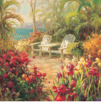 Seaside Garden by Vail Oxley Pricing Limited Edition Print image