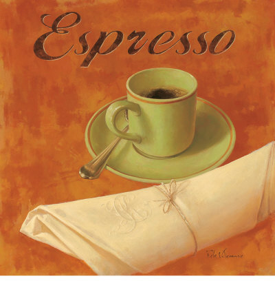 Solo Espresso by Fabrice De Villeneuve Pricing Limited Edition Print image