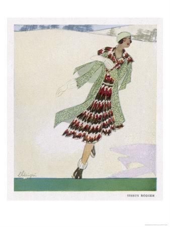 Chic Skater Is Dressed For It By Chanel by Leon Benigni Pricing Limited Edition Print image