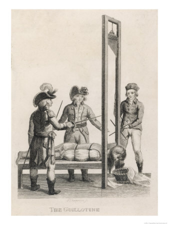 An Unidentified Victim Of The Guillotine by J. Chapman Pricing Limited Edition Print image
