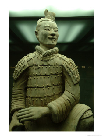 Terra-Cotta Warrior Excavated At Qin Shi Huangdis Tomb by Richard Nowitz Pricing Limited Edition Print image