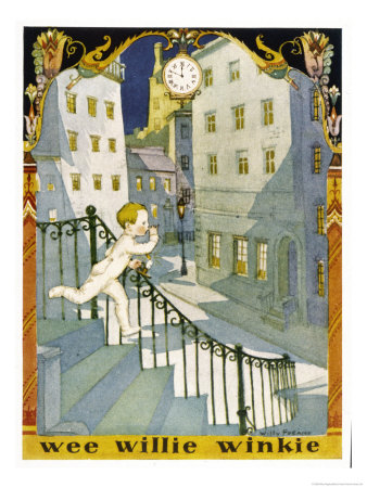Wee Willie Winkie Runs Through The Town by Willy Pogany Pricing Limited Edition Print image