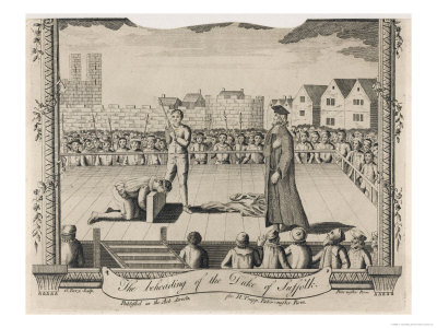 The Duke Of Suffolk Is Beheaded by G. Terry Pricing Limited Edition Print image