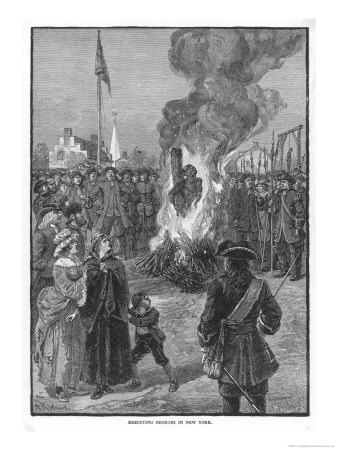 The Execution Of Negroes In New York by A.R. Waud Pricing Limited Edition Print image
