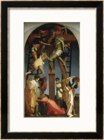 The Descent From The Cross by Rosso Fiorentino (Battista Di Jacopo) Pricing Limited Edition Print image