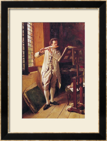 The Flute Player by Jean-Louis Ernest Meissonier Pricing Limited Edition Print image