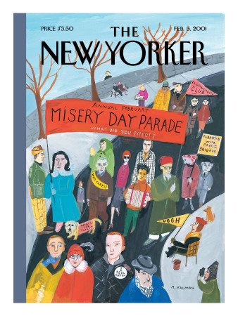 The New Yorker Cover - February 5, 2001 by Maira Kalman Pricing Limited Edition Print image