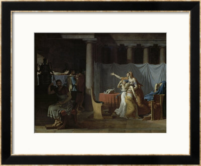 Les Licteurs Rapportent A Brutus Les Corps De Ses by Jacques-Louis David Pricing Limited Edition Print image