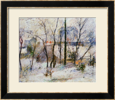 Garden Under Snow, 1879 by Paul Gauguin Pricing Limited Edition Print image