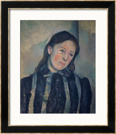 Portrait Of Madame Cezanne With Loosened Hair, 1890-92 by Paul Cezanne Pricing Limited Edition Print image