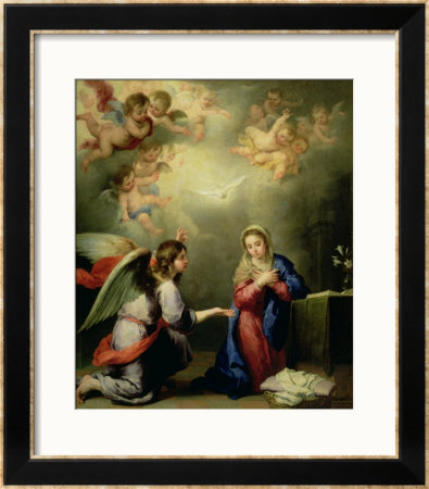 The Annunciation by Bartolome Esteban Murillo Pricing Limited Edition Print image
