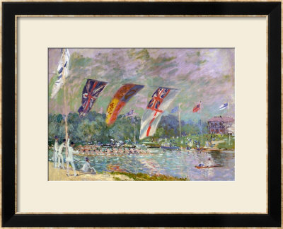 Regatta At Molesey, 1874 by Alfred Sisley Pricing Limited Edition Print image