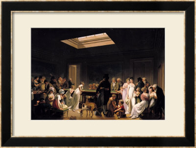 A Game Of Billiards, 1807 by Louis Leopold Boilly Pricing Limited Edition Print image