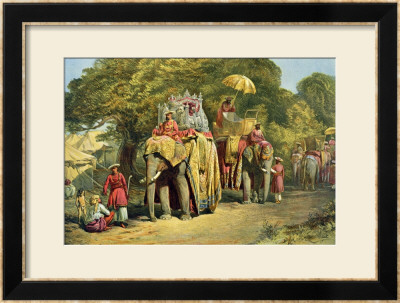 The Governor-General's State Howdah, 1863 by William Simpson Pricing Limited Edition Print image