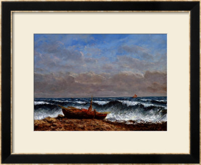 The Stormy Sea Or, The Wave by Gustave Courbet Pricing Limited Edition Print image