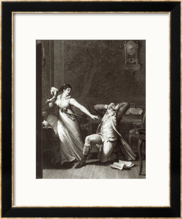 Illustration From The Sorrows Of Werther By Johann Wolfgang Goethe by Jean-Michel Moreau The Younger Pricing Limited Edition Print image