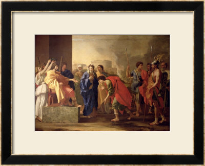 The Continence Of Scipio, 1640 by Nicolas Poussin Pricing Limited Edition Print image