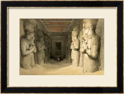 Interior Of The Temple Of Abu Simbel, From Egypt And Nubia, Vol.1 by David Roberts Pricing Limited Edition Print image