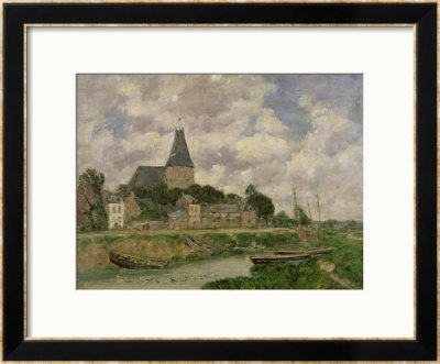 Quittebeuf, 1893 by Eugène Boudin Pricing Limited Edition Print image