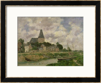 Quittebeuf, 1893 by Eugene Boudin Pricing Limited Edition Print image