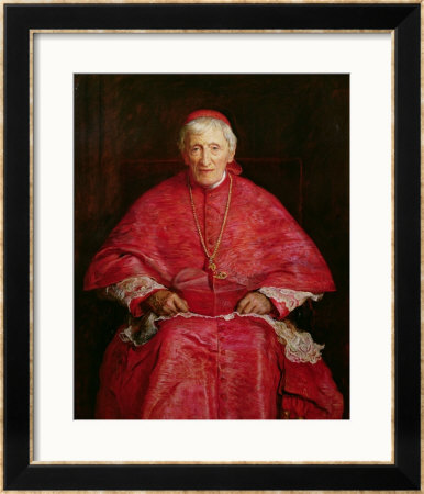 Portrait Of Cardinal Newman by John Everett Millais Pricing Limited Edition Print image