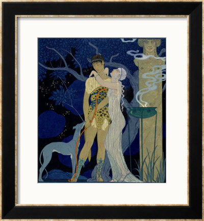 Venus And Adonis by Georges Barbier Pricing Limited Edition Print image