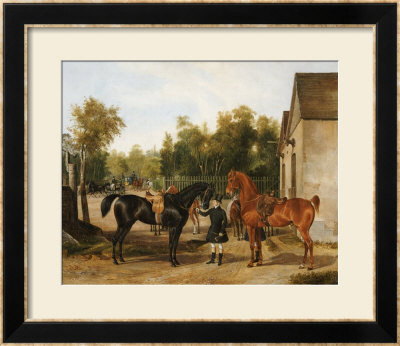 Preparing For The Ride, 1837 by Franz Zeller Von Zellenberg Pricing Limited Edition Print image