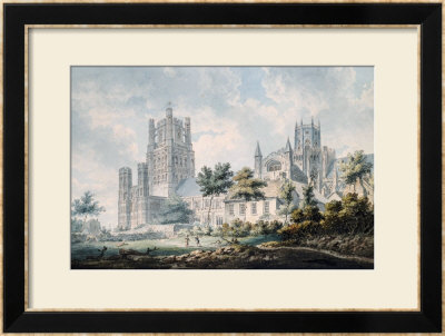 Ely Cathedral From The South-East, 1763-1804 by Edward Dayes Pricing Limited Edition Print image