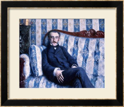 Portrait De Monsieur R, 1877 by Gustave Caillebotte Pricing Limited Edition Print image
