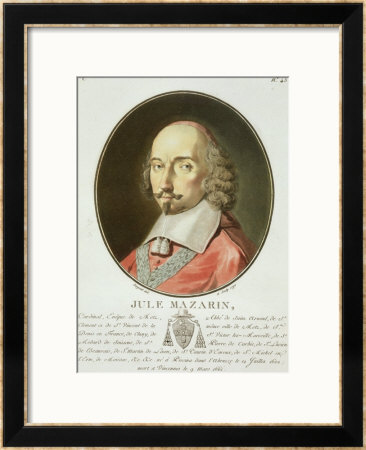 Cardinal Jules Mazarin (1602-61) by Antoine Louis Francois Sergent-Marceau Pricing Limited Edition Print image