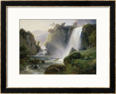 Cascade De Tivoli by Jean Charles Joseph Rémond Pricing Limited Edition Print image