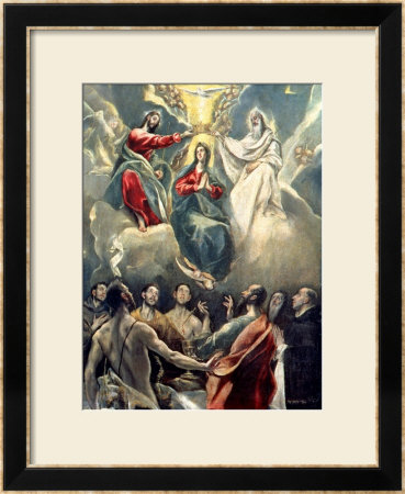 The Coronation Of The Virgin by El Greco Pricing Limited Edition Print image
