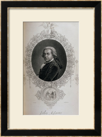 John Adams (1735-1826) From The History Of The United States, Vol. I, By Charles Mackay by John Singleton Copley Pricing Limited Edition Print image