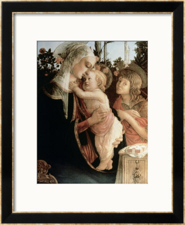Madonna Of The Rosegarden #2 (With St. John Baptist) by Sandro Botticelli Pricing Limited Edition Print image