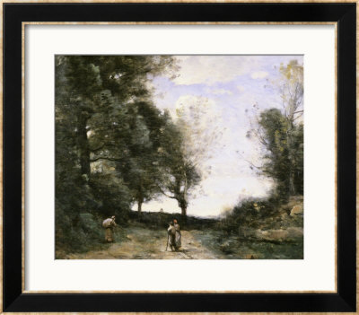 Along The Path by Jean-Baptiste-Camille Corot Pricing Limited Edition Print image