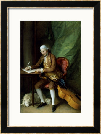 Karl Frederick Abel by Thomas Gainsborough Pricing Limited Edition Print image