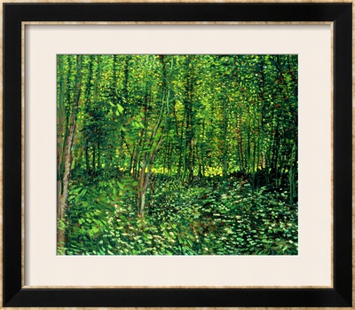 Woods And Undergrowth, 1887 by Vincent Van Gogh Pricing Limited Edition Print image