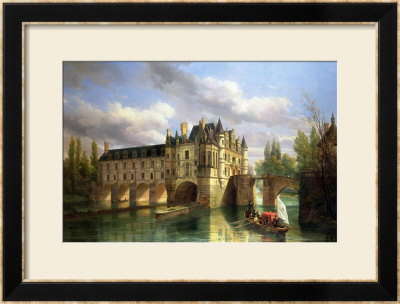 Le Chateau De Chenonceau, 1843 by Pierre Justin Ouvrie Pricing Limited Edition Print image