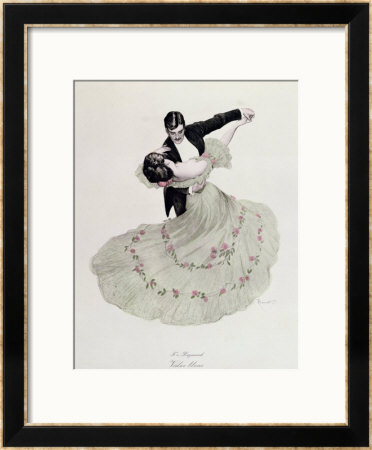 The Blue Waltz by Ferdinand Van Reznicek Pricing Limited Edition Print image