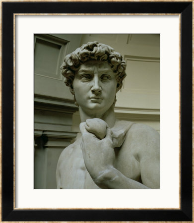 David, Head, 1501-4 (Detail) by Michelangelo Buonarroti Pricing Limited Edition Print image