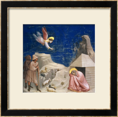 The Dream Of Joachim, Circa 1305 by Giotto Di Bondone Pricing Limited Edition Print image