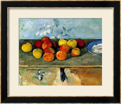 Still Life Of Apples And Biscuits, 1880-82 by Paul Cezanne Pricing Limited Edition Print image
