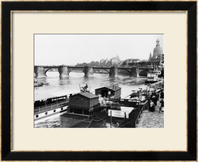 Augustus Bridge, Dresden, Circa 1910 by Jousset Pricing Limited Edition Print image