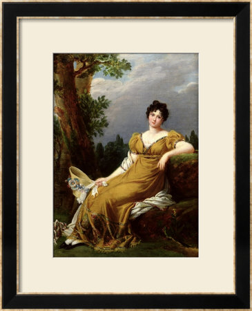 Portrait Of A Seated Woman by Robert Lefevre Pricing Limited Edition Print image