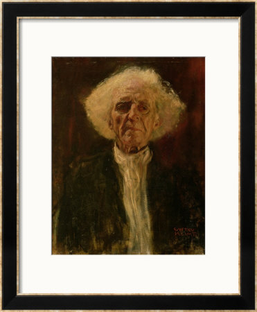 Study Of The Head Of A Blind Man by Gustav Klimt Pricing Limited Edition Print image