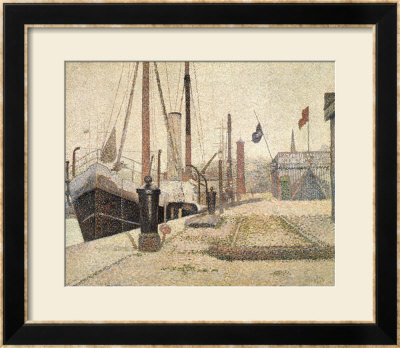 La Maria At Honfleur, 1886 by Georges Seurat Pricing Limited Edition Print image
